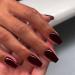 Dark Red Press On Nails - Medium Short Square & Ballerina Coffin Shape | 24 PCS Glossy Acrylic Fake Nails | Xcreando Spring Summer Collection - Buy Online on SooperMarket.com