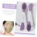 Mikinona Facial Applicator Silicone Cleansing Brush Brush Cleaning Scrubber Applicator Tool Mud Brush Wash Brush Dual Sided Applicator Clay Applicator Plastic Cleaner - Buy Online on SooperMarket.com