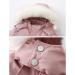 Kids Waterproof Snowsuit Romper | Boys' Fleece Coat | Girls' Ski Jacket | Windproof Outwear - Pink, 3-4 Years - Buy Online on SooperMarket.com