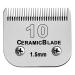 BESTBOMG Pet Clipper Blades Shaving Head Compatible with Oster Animal Clipper Detachable Stainless Steel Ceramic Blade Compatible with Wahl Clipper Compatible with Andis Dog Clipper (1.5mm 10#) A 15# 1.5mm