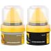 Shoe Polish Kit 2Pcs 50ML Clear & Black Shoe Polish for Leather Shoe Cream Polish Leather Shoe Polish to Restore Clean & Shine Shoes Purse Boots