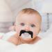 Jomewory Funny Schnuller Bart - Silicone Mustache Pacifier for Babies | Unique Baby Teething Toy & Gift - Buy Online on SooperMarket.com
