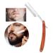 Professional Razor Shaving Knife | Straight Edge Barber Razor with Wooden Handle | Best Beard & Hair Cutting Tool for Barbers - Buy Online on SooperMarket.com