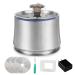 M JJYPET 84oz/2.5L Cat Water Fountain Indoor, Automatic  Stainless Steel Dog Dog Water Dispenser, Pet Fountain with Ultra-Quiet Pump and 3 Replacement Filters & for Cats, Dogs, Multiple Pets 304 stainless steel