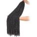 Leeven 30 Inch Passion Twist Crochet Braids Hair for Butterfly Locs - 1 Pack Long Water Wave Crochet Hair | Bohemian Braids 1B# 30 Inch - Buy Online on SooperMarket.com