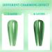 Chrome Nail Polish Green Nail Polish - Metal Mirror Effect Nail Varnish Quick Drying Nail Polish - Long Lasting No UV Needed Nail Art Nail Gel Polish at Home DIY Manicure 7ml - Buy Online on SooperMarket.com