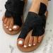 LGZY Women Comfy Platform Sandal Shoes - Bunion Correctors for Big Toes - Pain Relief and Style for Summer Beach and Daily Wear - Black, Size 39 - Buy Online on SooperMarket.com