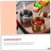 MAGICLULU 5pcs Stainless Steel Sauce Cup Sauce Container Stainless Steel Seasoning Cup Mini Condiments Food Portioner Ketchup Dipping Bowls Sauce Bowl with Handle Pinch Dip Cups Household mediumx5pcs Goldenx5pcs - Buy Online on SooperMarket.com