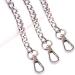 Swpeet 3Pcs Sliver Luxury Fashion 47 Inche Replacement Flat Chain Strap with Buckles Set  Perfect for DIY Metal Shoulder Cross Body Bag Hand Bag Purse Replacement - Buy Online on SooperMarket.com