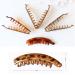 Aaiffey Banana Hair Clips for Women - Classic Double Comb Clips Leopard Print Ponytail Holder - Pack of 4 - Buy Online on SooperMarket.com