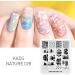 Alexnailart Nature Theme Nail Image Stamp Stencil #2 - Perfect Manicure Printing Tool for Stunning Nail Designs - Buy Online on SooperMarket.com