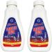 Industrial-Strength Fast-Action Caustic Drain Cleaner (750g) - Dual Pack of 375g Bottles for Tough Clogs and Backlogs