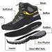 GRITION Men's Waterproof Hiking Boots - Lightweight Ankle High Outdoor Shoes 10.5 Yellow - Buy Online on SooperMarket.com