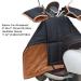 Eriction Scooter Leg Cover - Winter Knee Protector Blanket for Rain & Wind Style 2 | Motorcycle Cold Weather Cover - Buy Online on SooperMarket.com