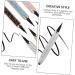 HAPINARY 2pcs Diamond Eyeliner Precise Eyeliner Self Stamp Lash Gold Eyeliner Cosmetic Pens Rose Gold Plated 1 count (Pack of 1) Black - Buy Online on SooperMarket.com