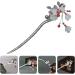 STOBOK 1pc Leaf Flower Metal Hair Stick Vintage Hair Forks Vintage Hair Accessories Vintage Hair Chopstick Chignon Pin Japanese Hair Accessories Hair Cape China Agate Women's Alloy - Buy Online on SooperMarket.com