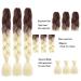 Art Hair 24 Kanecalon Braids Extensions - 6 Pieces Brown Blonde for Box Braids & Twists | International Shipping - Buy Online on SooperMarket.com