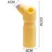 Portable Urinal for Men 600ml Spill Proof Plastic Male Pee Bottle Urine Jar for Men with Lid Male Urinal Pee Urine Bottle for/Elderly/Car Use Yellow - Buy Online on SooperMarket.com