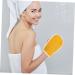NOLITOY 2 Sets Exfoliating Back Scrubber - 3pcs Glove Pull Back Shower Towel & Loofah Sponge Belt - Mesh Bath Back Strip Yellow 85x9.5CM - International Shipping Available - Buy Online on SooperMarket.com