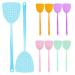 Newan fly gossip 10 pieces Pest Control with integrated mosquito scraper fly protection mosquito protection for flies mosquitoes and insects sorted in color