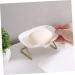 Anneome 1set Soap Drain Box Bar Soap Holder Travel Soap Holder Soap Drainer Soap Drip Kitchen Soap Rack Soap Case Ceramic Travel Container Sink Soap Holder Draining Soap Drain Rack Pp Tray - Buy Online on SooperMarket.com