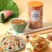 Osmanthus nut lotus root powder soup instant brewed and ready to eat red jujube nut soup rose flavored full belly snack fruit soup Nutritional breakfast gift (Rose lotus root powder 2 can)