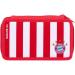 FC Bayern Munich Double Case - Stripes - Red-White Filled Pencil Case with Bookmark | Shop FCB Merchandise - Buy Online on SooperMarket.com