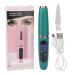 Electric Eyelash Curler Long Lasting Lash Curler Handheld USB Charging Intelligent Temperature Control Electric Heating Eyelash Curler(Green)