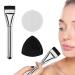 Teksome Flat Blush Concealer Brush - Foundation Brush With Makeup Sponges Puff Makeup Sponges Puff Included Complete Foundation Brush Set for Women Girls - Buy Online on SooperMarket.com