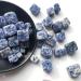 Beautiful 100g Natural Cubed Blue Sodalite Rolling Stone Crystal Gemstone ERTEYIN