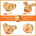 Beaubaby Wombat Bamboo Suction Bowl and Spoon Set - Orange | Baby Feeding Bowl with Silicone Suction Ring - Buy Online on SooperMarket.com