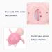 Floating Water Thermometer - High-Precision Turtle Shape Bathing Thermometer in Pink | Ideal Bathroom Temperature Monitor - Buy Online on SooperMarket.com