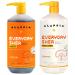 Alaffia EveryDay Shea Shampoo and Conditioner - Normal to Very Dry Hair Gently Cleanses Moisturizes Restores and Protects Hair with Certified Fair Trade Unrefined Shea Butter Unscented 32 Oz Each