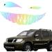 Devil's Skew Eye Funny Reflective Car Sticker - Self-Adhesive Vehicle Accessories for Windows Bumpers Trucks & Motorcycles - Buy Online on SooperMarket.com