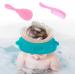 EXCEART Baby Shower Brush Set - Shampoo Dispenser, Exfoliator & Safety Comb for Newborns and Toddlers - Pink - Buy Online on SooperMarket.com