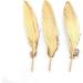 Sowder Natural Goose Feathers Clothing Accessories Pack of 50 - Gold - Buy Online on SooperMarket.com