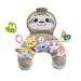 Fisher-Price lazy playing pillow |Baby toys 0-6 months |Baby game pillow for the prone position |Baby gift |Abdominal plaids with soothing vibration bite ring & music |Baby pillow grr01 sloth multicolored