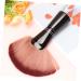 Beavorty Mineral Cutting Barber Cream - Highlighter Tool & Blending Brush for Face Makeup | Nylon Fan Brush for Blush & Foundation | 20x4x16cm Coffee Color - Buy Online on SooperMarket.com