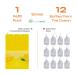 FOMIN Antibacterial Lemon Travel Soap Sheets - 300ct Dissolvable Hand Washing Mini Soap for Camping - Buy Online on SooperMarket.com