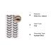 Losha DD Curl Russian Strip Lashes 10 Pairs Pack | Fluffy False Eyelashes | D02 Russian Strip Lashes-DD Curl - Buy Online on SooperMarket.com