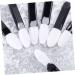 Mikinona Makeup Eyeshadow 100pcs Women s Suits Eyeshadow Sponge Brush Eye Shadow Applicator Set Travel Toolkit Cosmetic M White - Buy Online on SooperMarket.com