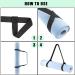 Fibound Yoga Mat Strap Set | 2 Piece Carrying Belt for All Mats | Portable Easy-Use Yoga Shoulder Strap - Buy Online on SooperMarket.com