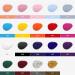 AILLSA Gel Nail Polish Set - 24 Pcs Candy Colors Spring Summer Kit with Glossy/Matte Top Coat, Rainbow Orange Pink Glitter Soak Off UV Gel Polish Set - Perfect Mother's Day Gift - Buy Online on SooperMarket.com