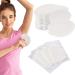 60 Pcs Armpit Sweat Pads, Underarm Sweat Pads for Women and Men Pure Cotton Disposable Underarm Pads Sweat Absorption Comfortable Extra Adhesive Unflavored, Non Visible
