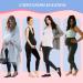 TNNZEET Maternity Leggings for Women | Opaque Pregnancy Leggings with Pockets for Yoga | Skin Color/Light Gray - Buy Online on SooperMarket.com