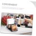 Gogogmee Beauty Cosmetic Transparent Organizer Cosmetics Eyeshadow Holder Compartment Makeup Plastic Holders - Buy Online on SooperMarket.com