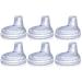 Nuby Sippy Gripper Cup Replacement Spouts - 6 Count 6 Count (Pack of 1) - Buy Online on SooperMarket.com