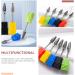 POPETPOP 2pcs Nail Polisher Tools Nail Stamping Polish Nail Polishes Drill Bits for Metal Nail Drill Tips Cuticle Hand Wisking Tool Electric Nail Art Polishing Bits Creative Nail Bits Alloy 7x1.3cmx2pcs As Shown 3x2pcs - Buy Online on SooperMarket.com