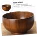 ABOOFAN 3 Pcs Salad Bowl Wood Decor Dessert Containers Snack Containers Storage Holder High Capacity Japan As Shownx3pcs 12x12x6.7cmx3pcs - Buy Online on SooperMarket.com