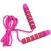Kids Adjustable Jump Rope with Soft Foam Handles - Fun Outdoor Activity for Boys & Girls - Pink-Green - Buy Online on SooperMarket.com